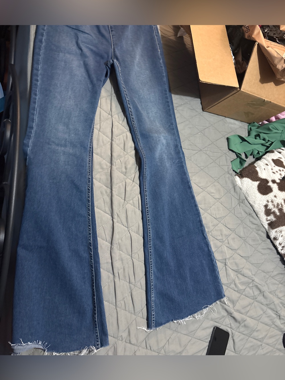 We The Free Women's Flare Jeans in Blue Wash
